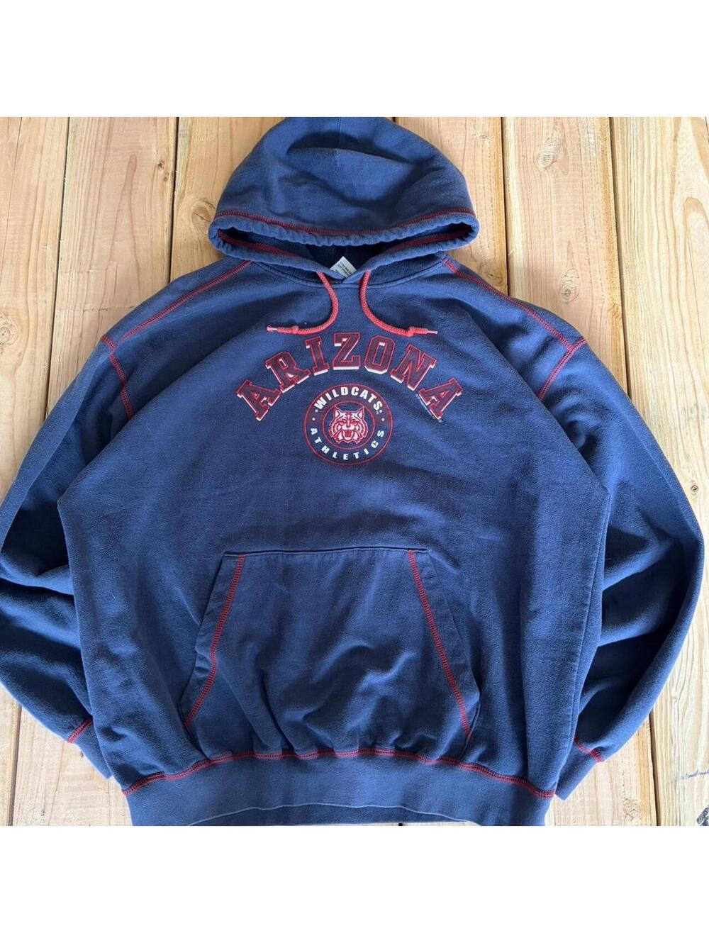 Blue and red university of Arizona Wildcats hoodie CSA